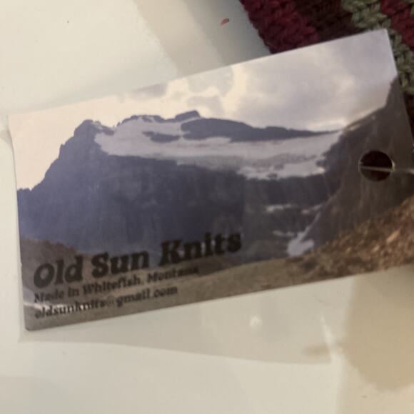 Retro Ski Beanie Wool Montana Wool Hat Old Sun Knits USA - Picture 3 of 6